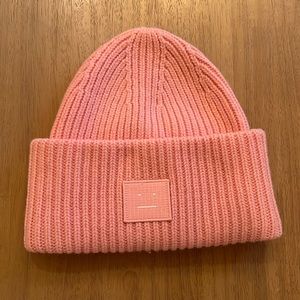 Acne Studios Face Logo Beanie *like new